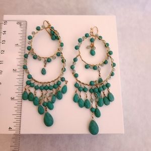 Stella & Dot Azure Couture Earrings